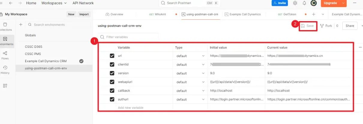 Add Environment Variables in Postman
