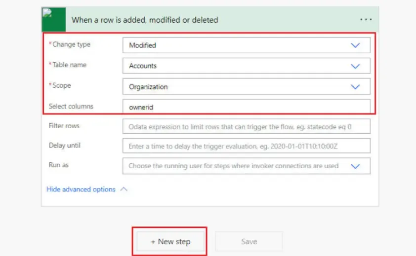 Configure Trigger